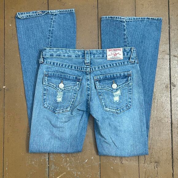 Y2K VINTAGE True Religion low-rise flare jeans - Picture 6 of 7